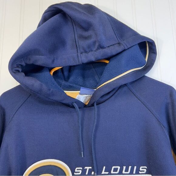 Vintage reebok St. Louis Rams Football Mens Hoodie Long Sleeve XL - Picture 5 of 16